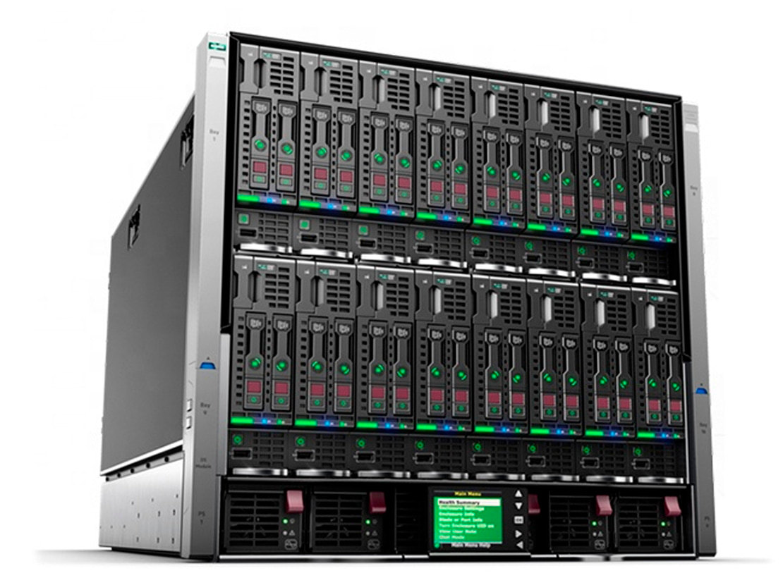 HPE BladeSystem c7000 with BL460c Gen10 blades for private cloud